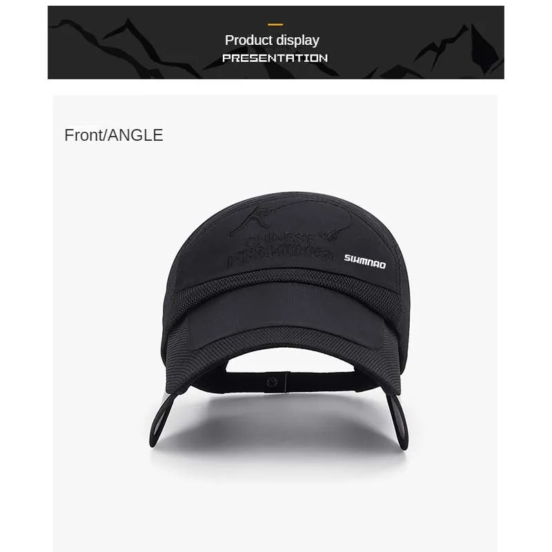 2025 Fishing Hat Summer Outdoor Fishing Sunscreen Baseball Hat Men's Mountaineering Hunting Sunshade Hat Bicycle Women's Hat