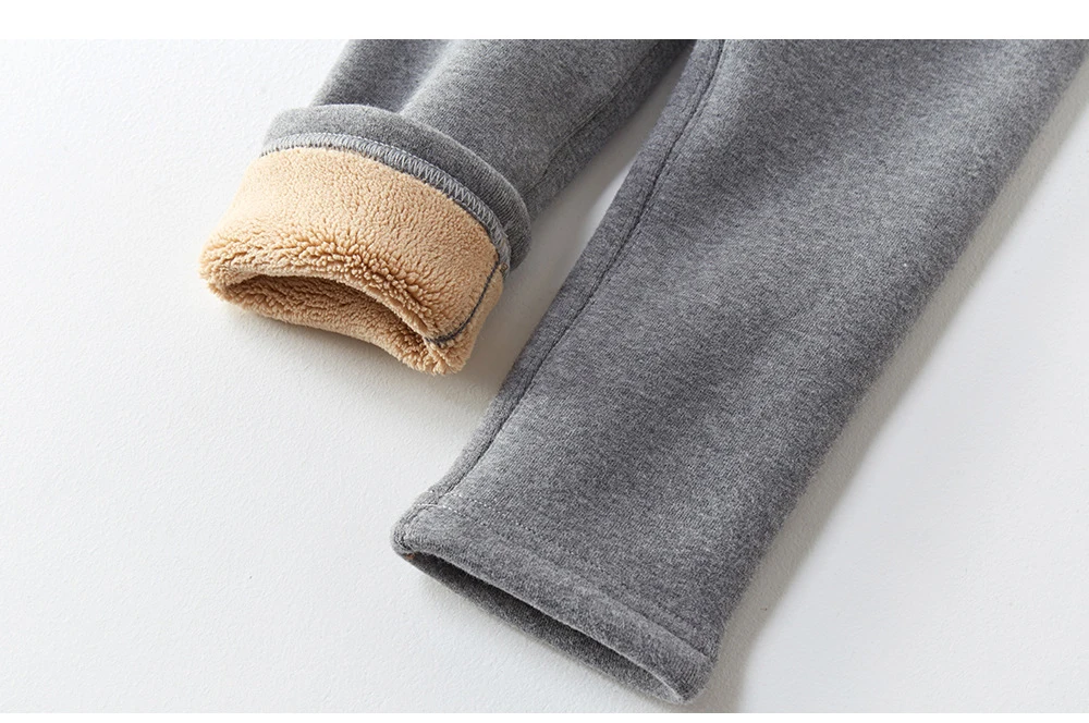 -20 Temperature Winter Girls Warm Trousers Leggings Kids Clothes 3-14 Very Thick Pants For Girls Children Cotton-padded Trousers