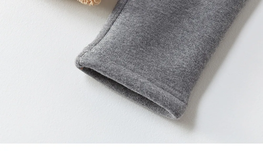 -20 Temperature Winter Girls Warm Trousers Leggings Kids Clothes 3-14 Very Thick Pants For Girls Children Cotton-padded Trousers