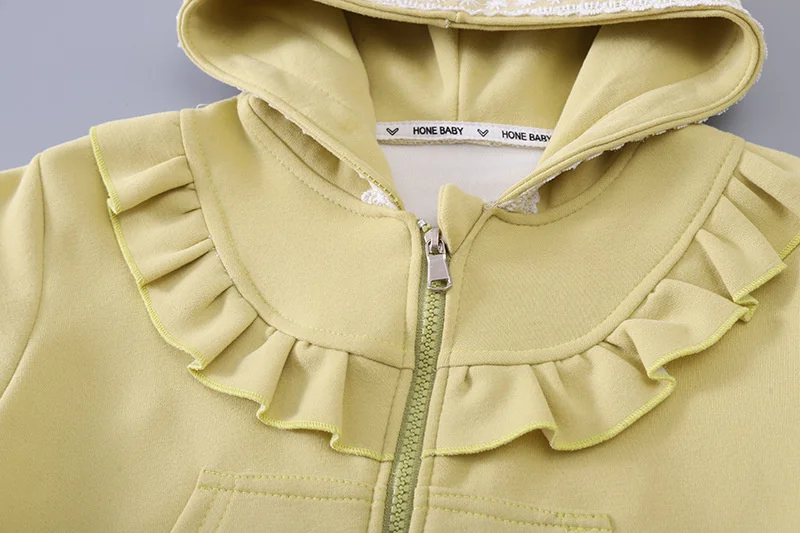 Baby Cute Casual Suits Children Comfortable Hooded Coat+Pants 2Pc Outfits Girls Spring Autumn Outdoor Versatile Daily Clothes