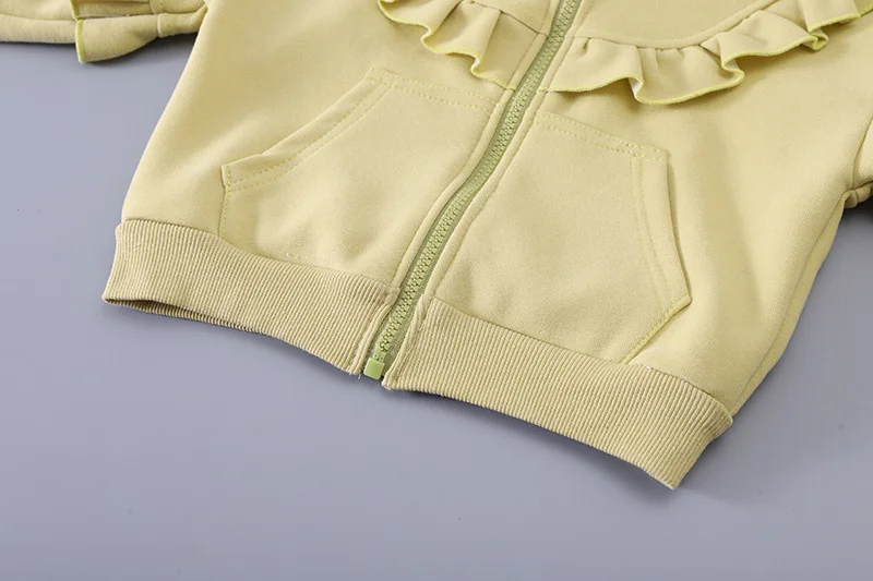 Baby Cute Casual Suits Children Comfortable Hooded Coat+Pants 2Pc Outfits Girls Spring Autumn Outdoor Versatile Daily Clothes
