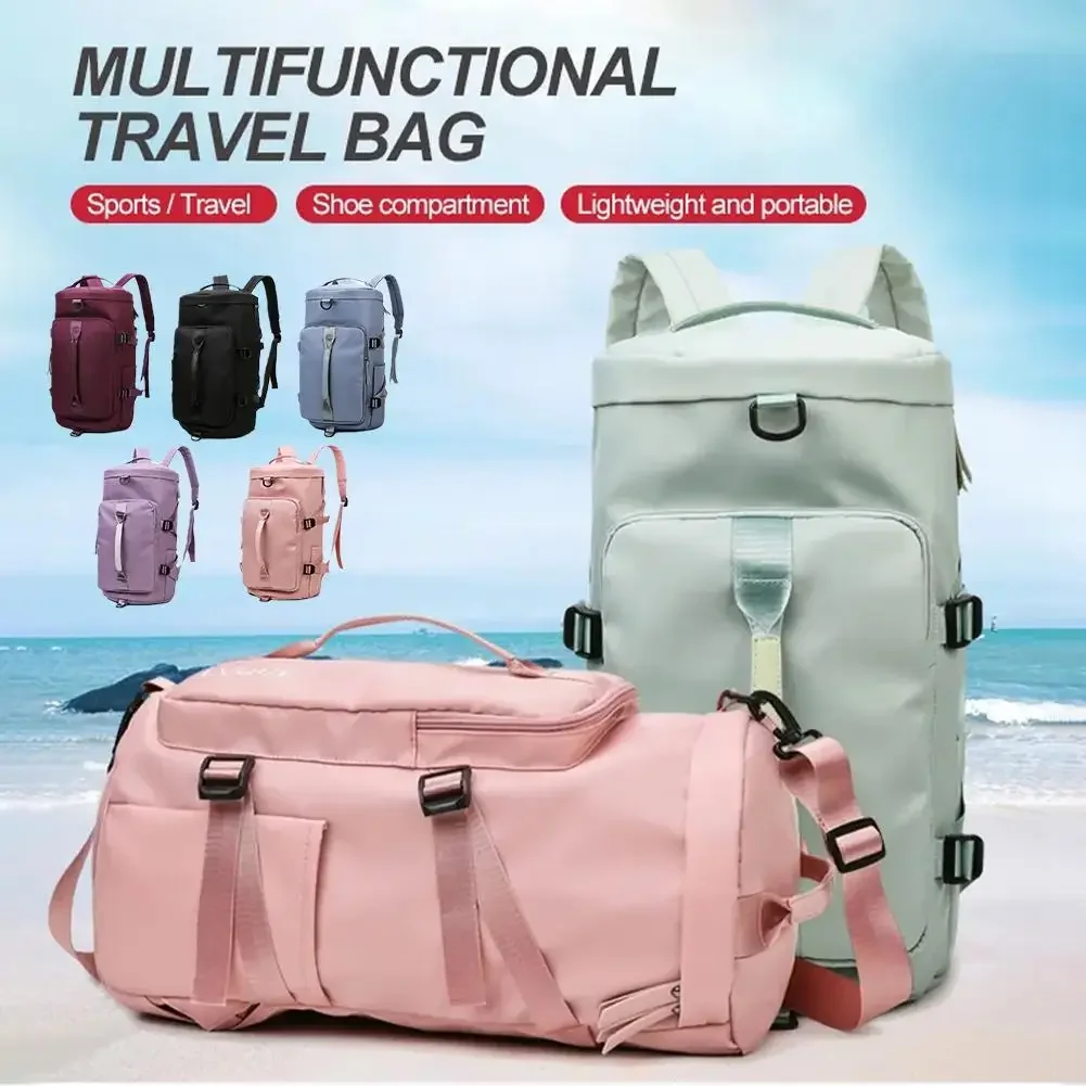 Rilibegan Outdoor Backpacks Waterproof Sport Travel Back Pack Fitness Backpack Big Capacity Travel Bag Shoe Barn Backpacks