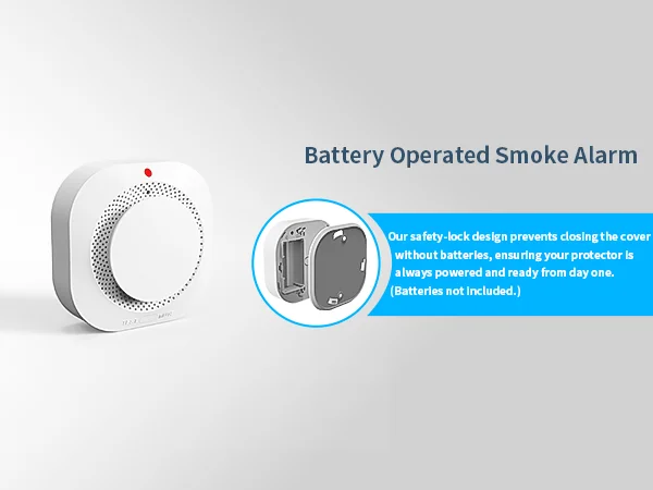 Zigbee Smoke Alarm Tuya Smart Real-time Monitoring APP Notification Smoke Detector For Gas Wall-hung Stoves Bathrooms Industrial Hotel Security