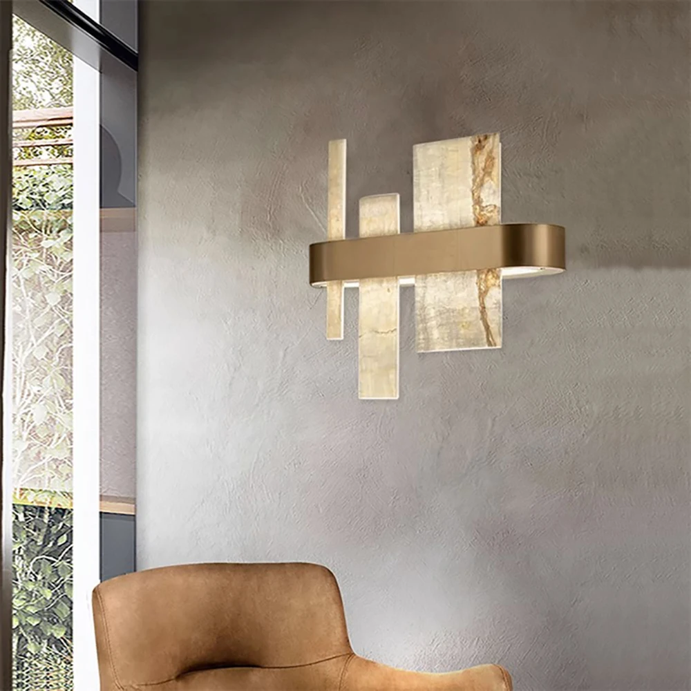 Shards Of Life Vintage Marble Collection LED Dimmable Chandelier Lighting Lustre Suspension Luminaire Lampen For Living Room