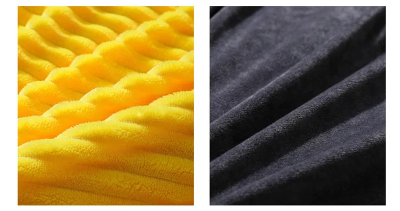 Thick Coral Velvet Striped Quilt Cover Set Soft Flannel Warm Comforter Sets for Autumn Winter Solid Duvet Cover with Pillowcase