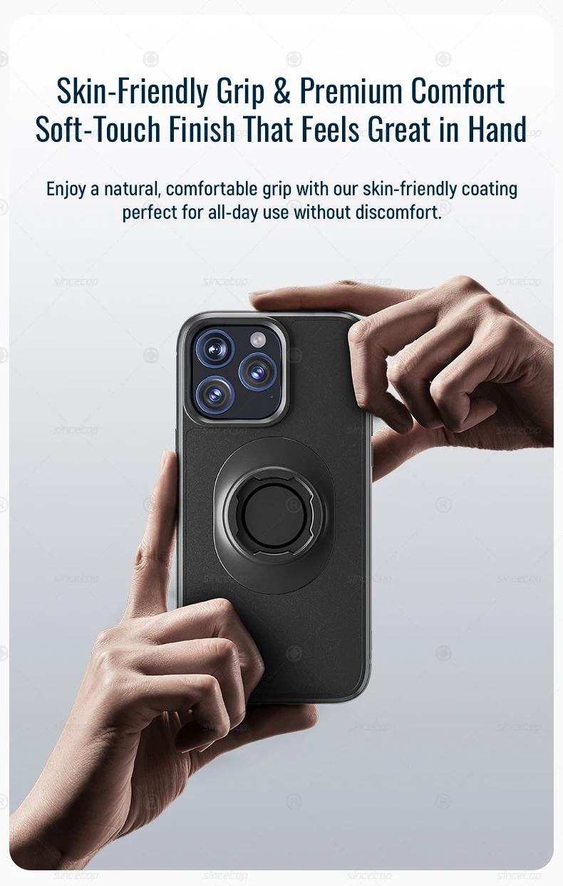 Quad-style Motorbike/Bike Holder/Car Mount with Lock-in Design, Shockproof Case for iPhone 17/16/15/14Plus/13/12/11Pro/XsMax