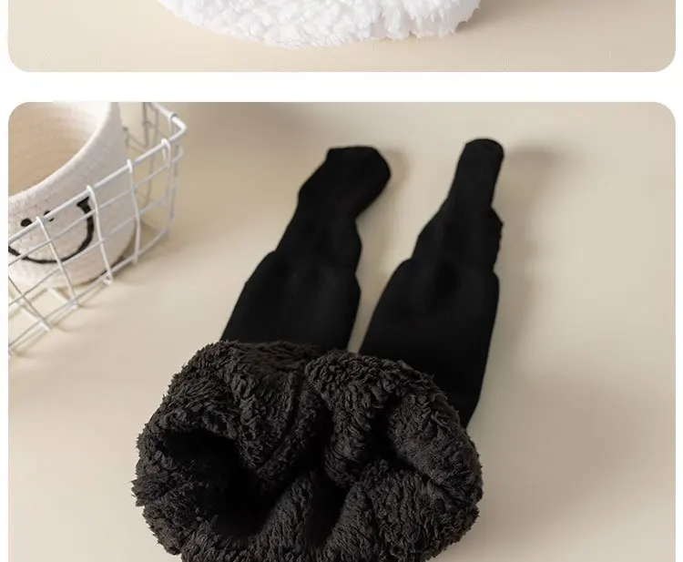 Toddler Infant Boy Girl Super Thicken Warm Winter Tight Princess Kids Stripe Pantyhose Cotton Polar Fleece Lining Child Leggings