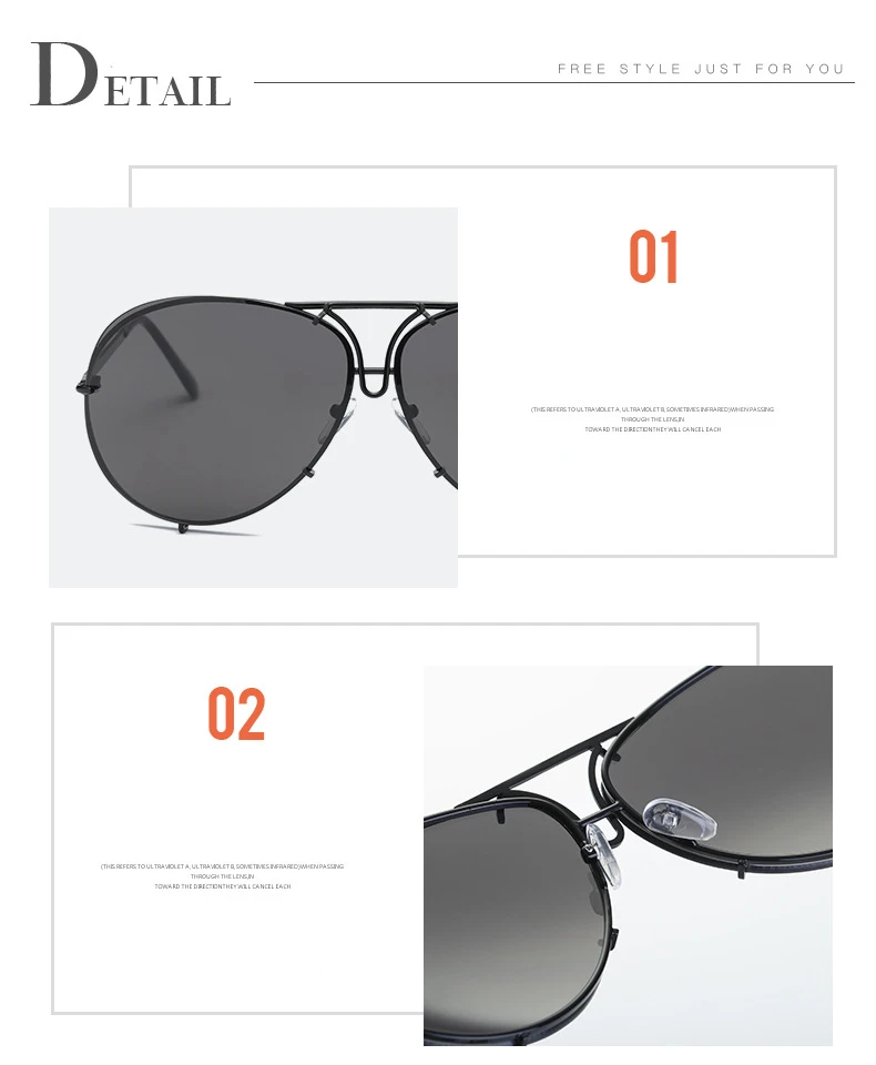 2025 New Fashion Pilot Sunglasses Women Oversized Luxury Sun Glasses For Female Cool Mirror Vintage Lady Gradient Shades UV400