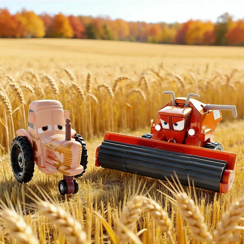 @Pixar Cars Diecast Metal Alloy Model Car Lightning McQueen The King Frank Guido Luigi Movie Character Toy Car Collectible Gifts