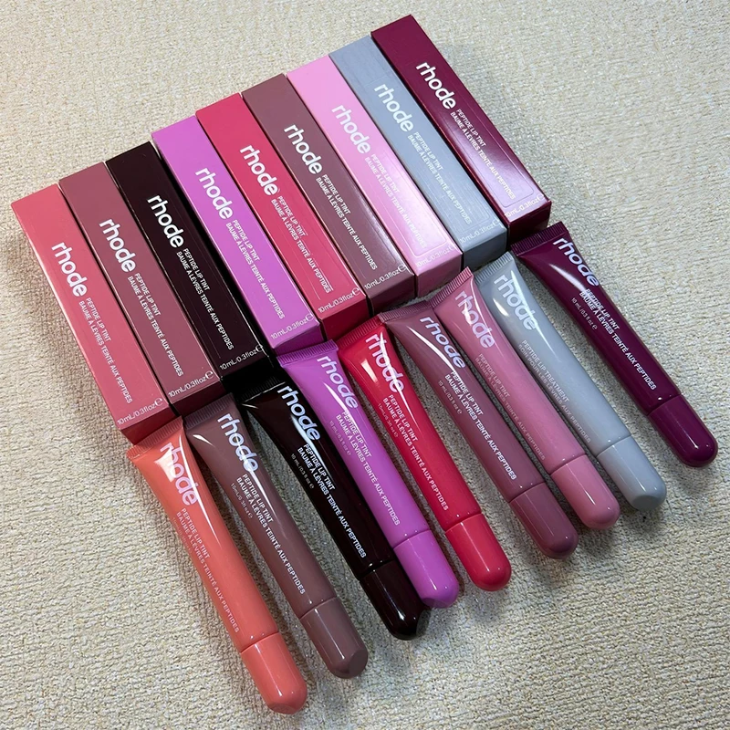 Rhodeskin Limited Edition Lip Gloss Ribbon Espresso Toast Caramelized Banana Moisturizer Lipstick Pocket Blush Cream Stick New