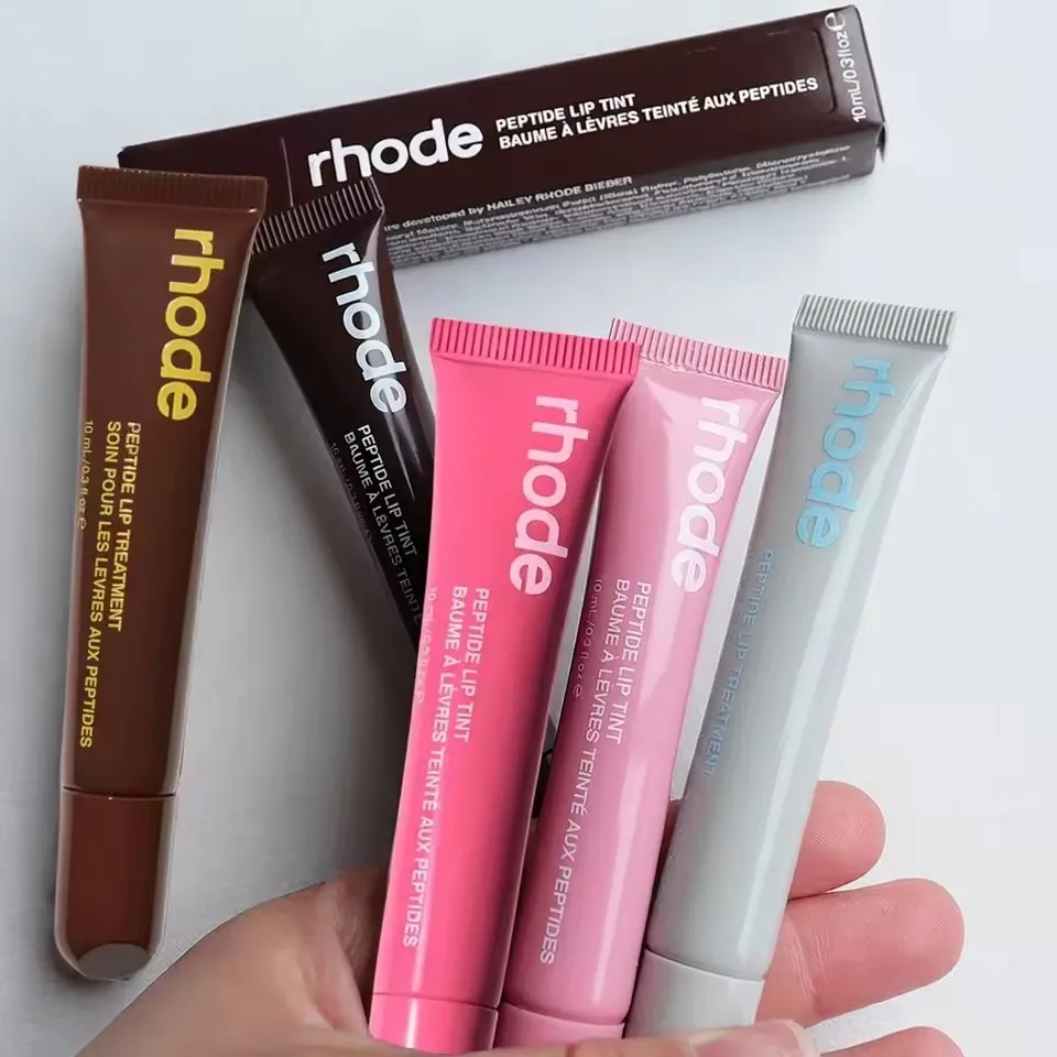 Rhodeskin Limited Edition Lip Gloss Ribbon Espresso Toast Caramelized Banana Moisturizer Lipstick Pocket Blush Cream Stick New