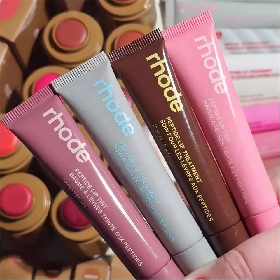 Rhodeskin Limited Edition Lip Gloss Ribbon Espresso Toast Caramelized Banana Moisturizer Lipstick Pocket Blush Cream Stick New