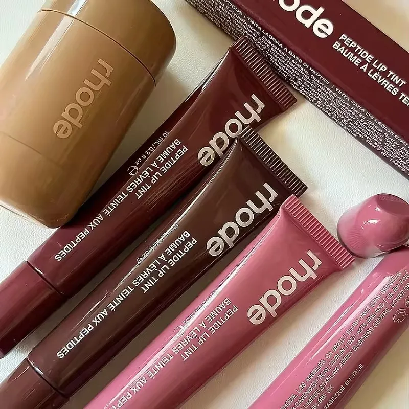 Rhodeskin Limited Edition Lip Gloss Ribbon Espresso Toast Caramelized Banana Moisturizer Lipstick Pocket Blush Cream Stick New