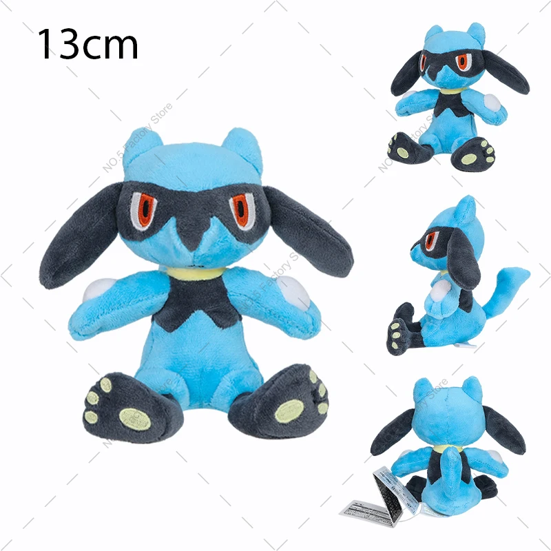 Cartoon Pokemon Plush Doll Cubone Riolu Geodude Aerodactyl Yveltal Rattata Duskull Stuffed Peluche Anime Birthday Xmas Gifts