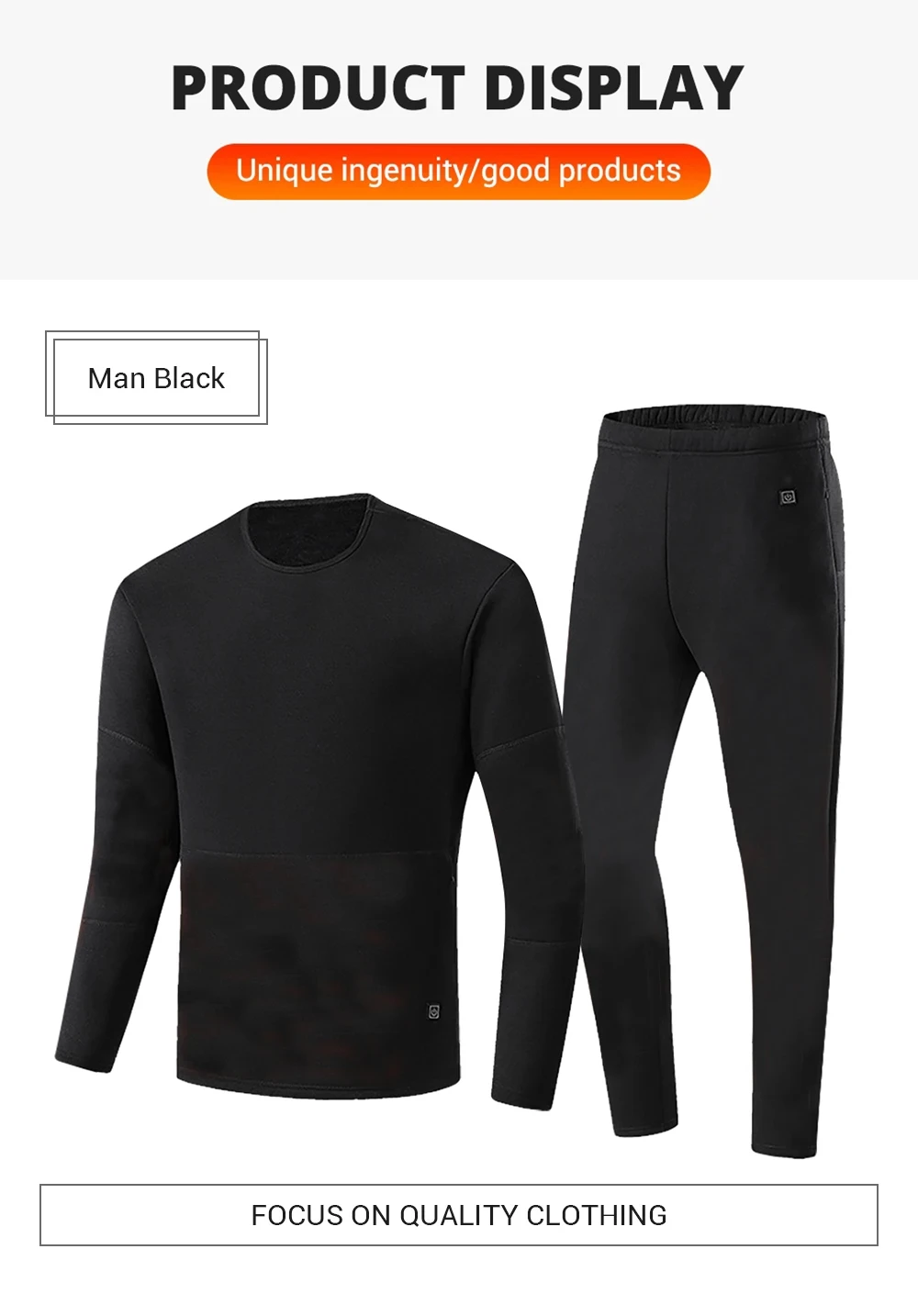 Men's Heated Thermal Underwear Set Women Winter Outdoor Sports Underwear 28 Heating Areas Heated Shirt Pant USB Electric Heating