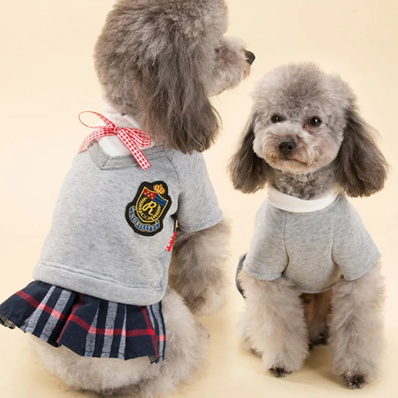 Couple Pet Dog Clothes Pet Uniform Clothing for Small Medium Dogs Costume Chihuahua Puppy Pet Shirt Clothes for Dogs Ropa Perro