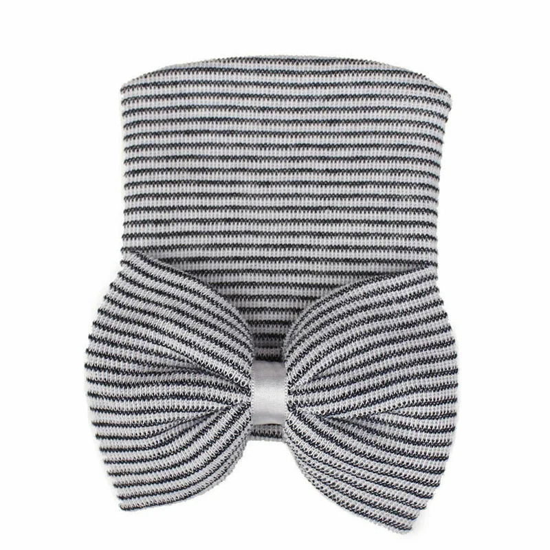 Infant Baby Beanie Caps Hat Boys Girls Toddler Cotton Bowknot Newborn Comfy Soft Hospital Cap