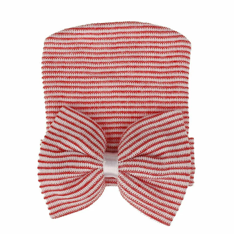 Infant Baby Beanie Caps Hat Boys Girls Toddler Cotton Bowknot Newborn Comfy Soft Hospital Cap