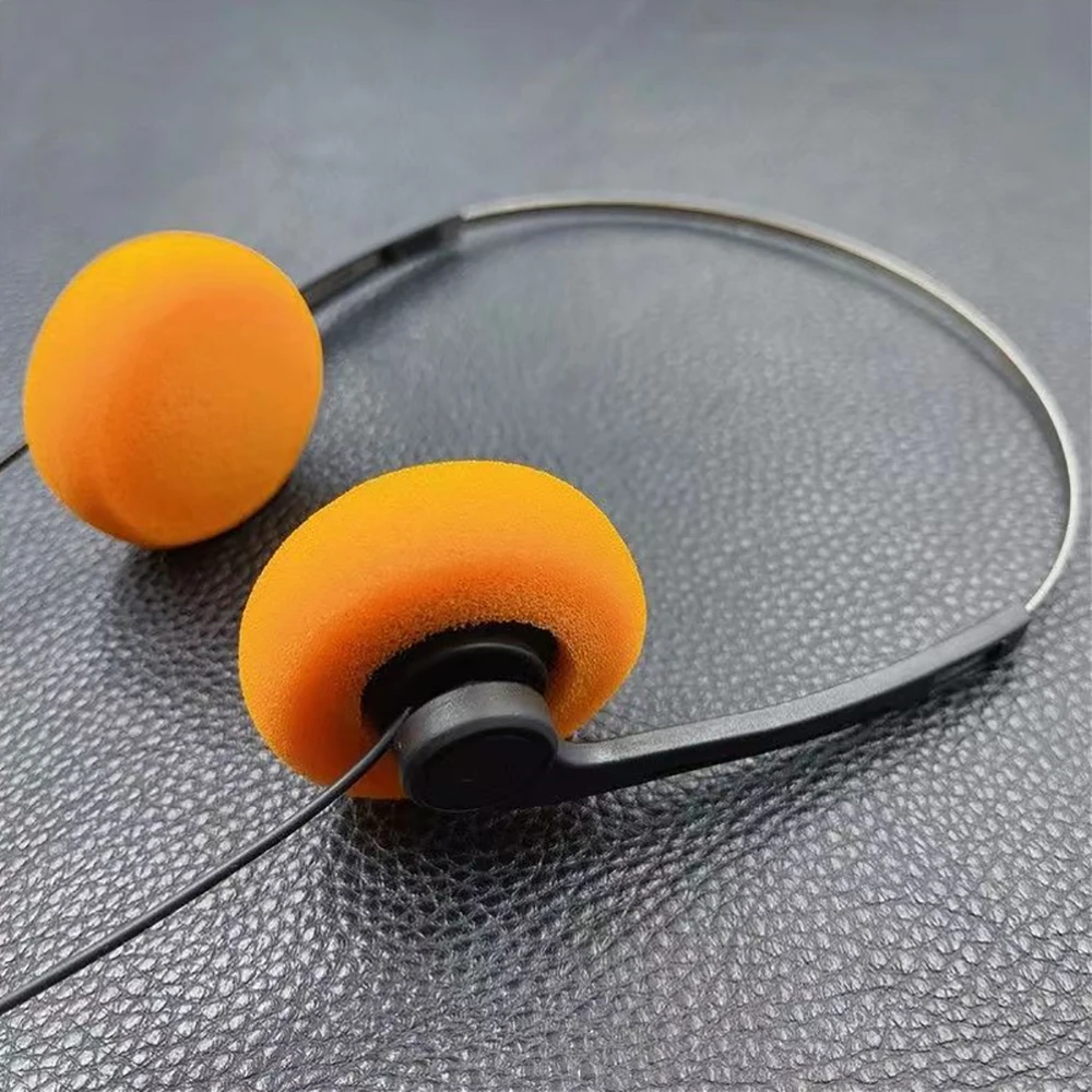 Portable Classic Vintage-80's Headphones Sports Fashion Adjustable Retro Headphone Wired PVC Walkman Laptop