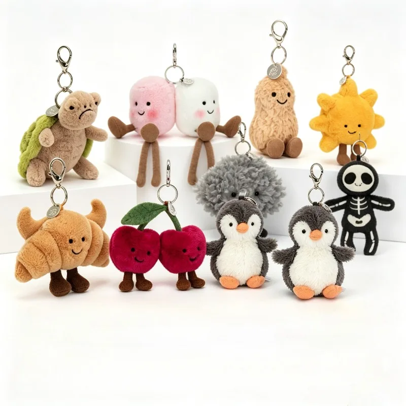 Fun Pendant Series Plush Toy Bag Keychain Doll Plushie Anime Plush