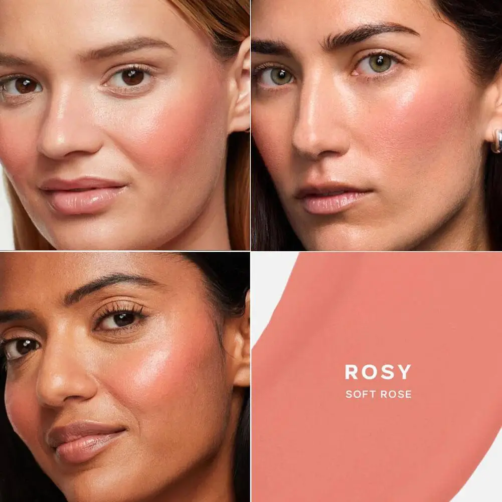 Saie Blush Liquide, Contouring, Poudre Scintillante, Séchage Rapide, Non Collant, Maquillage Naturel Du Visage, Texture Douce