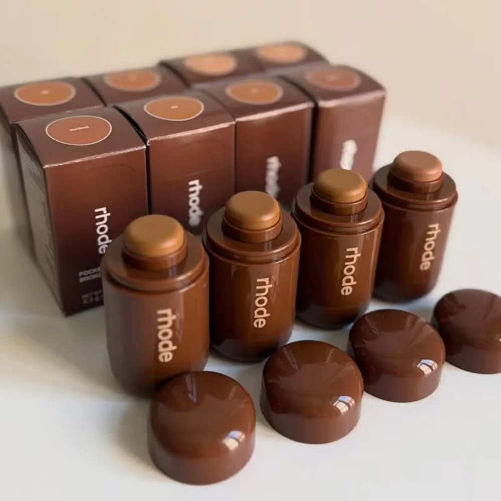 Newest Rhode Brand Pocket Bronze Stick Face Corrector Nose Shadow Contouring Makeup Cosmetics Lasting Moisturizing Lip Gloss