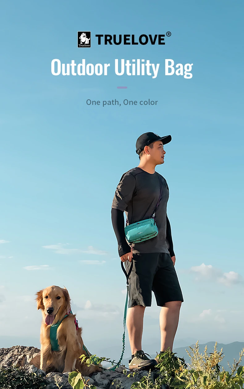 Truelove Waterproof Luxury High Quality Pet Travel Shoulder Bag Durable Adjustable Portable Eco Friendly Dog Sling Bag TLB2181