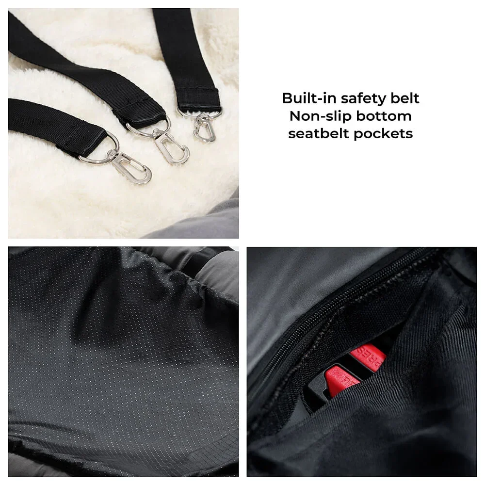 Removable Waterproof Dog Carrier Bag Travel Pet Car Seat Cover Folding Hammock for Cats Dogs Transportin Perro Autostoel