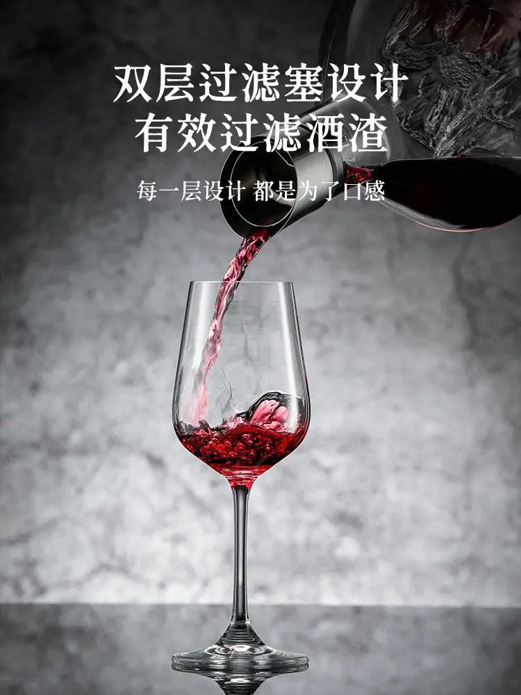 1500ML Iceberg Whisky Wine Decanter Handmade Lead-free Crystal Wine Pourer Carafe Thickened Wine Dispenser Pot Bar Accessories