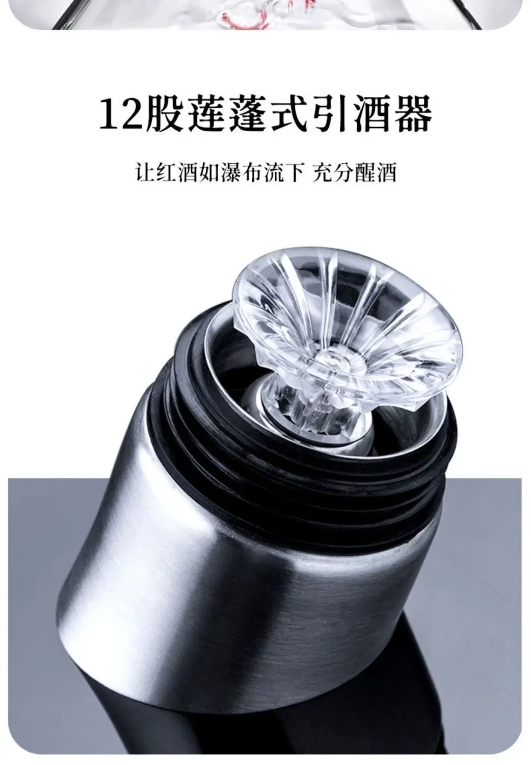 1500ML Iceberg Whisky Wine Decanter Handmade Lead-free Crystal Wine Pourer Carafe Thickened Wine Dispenser Pot Bar Accessories