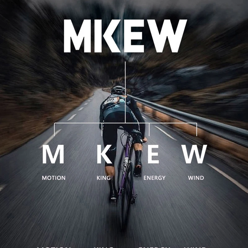 MKEW Men's Breathable Cycling Jersey Pro Team Maillot Summer Spring Road Bike Shirt Lightweight Bicycle Clothing