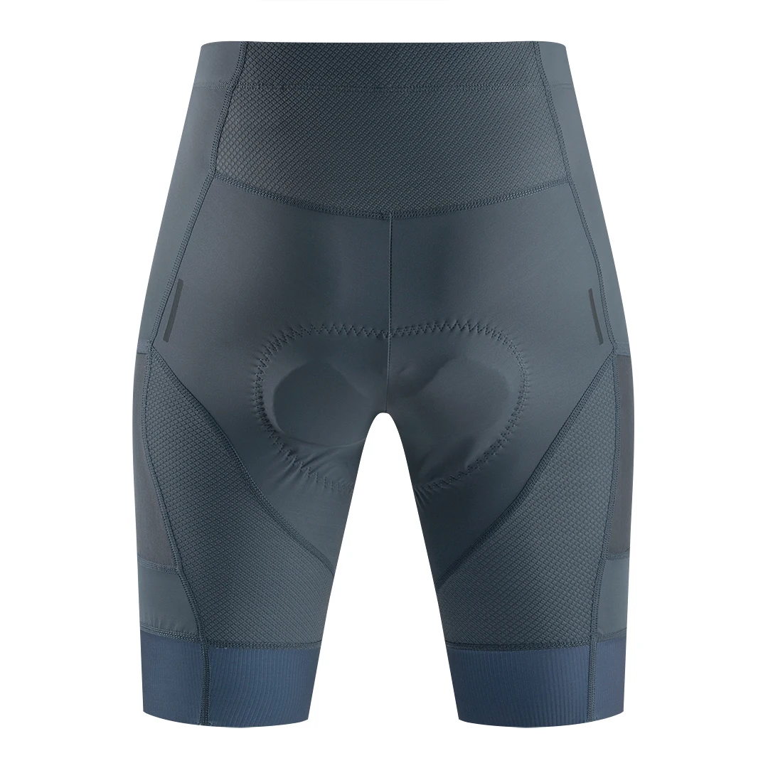 YKYWBIKE Men's Cycling Shorts 2 Pockets Bicycle Shorts Summer Road Bike Short MTB 3D Padded Shockproof Shorts Riding Clothing