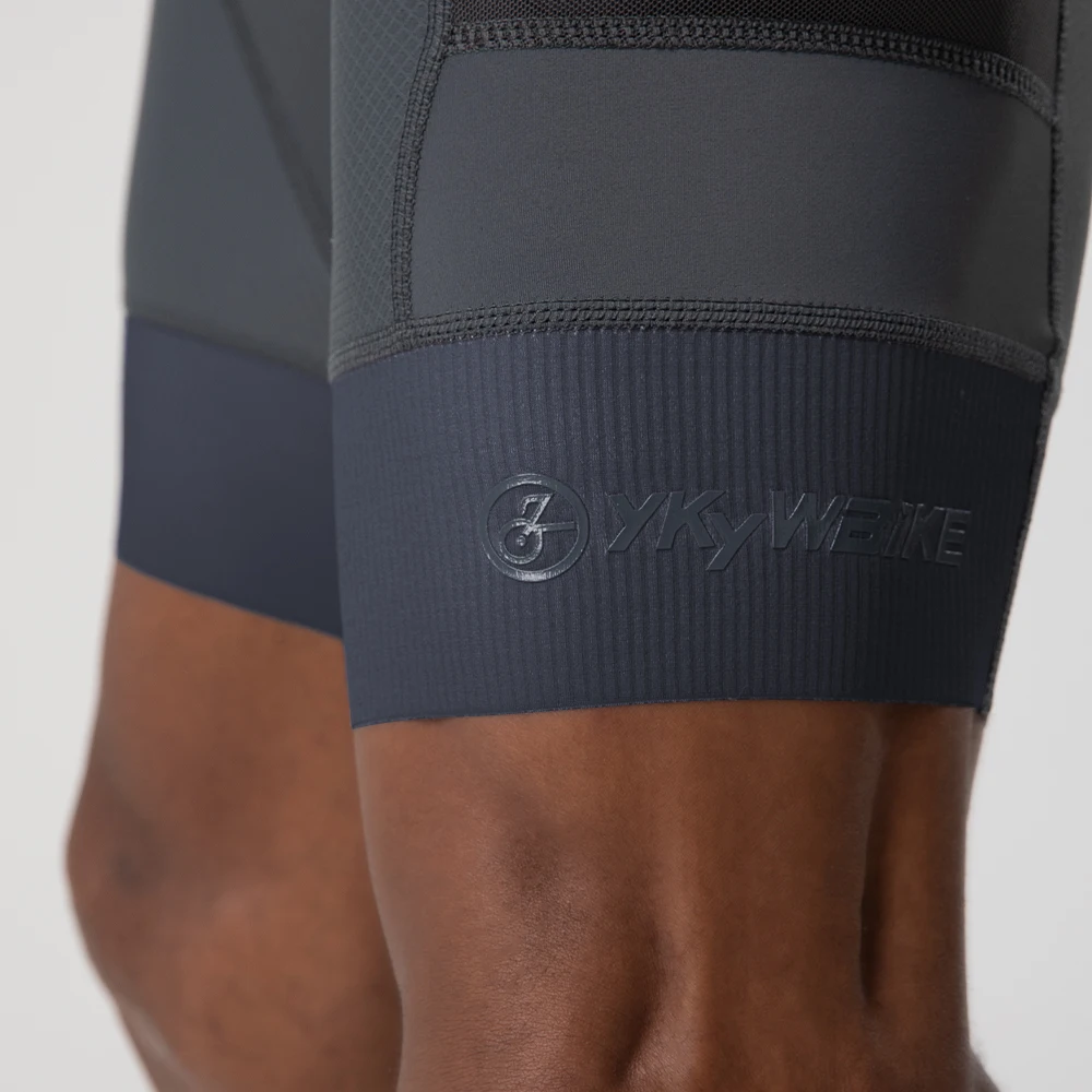 YKYWBIKE Men's Cycling Shorts 2 Pockets Bicycle Shorts Summer Road Bike Short MTB 3D Padded Shockproof Shorts Riding Clothing