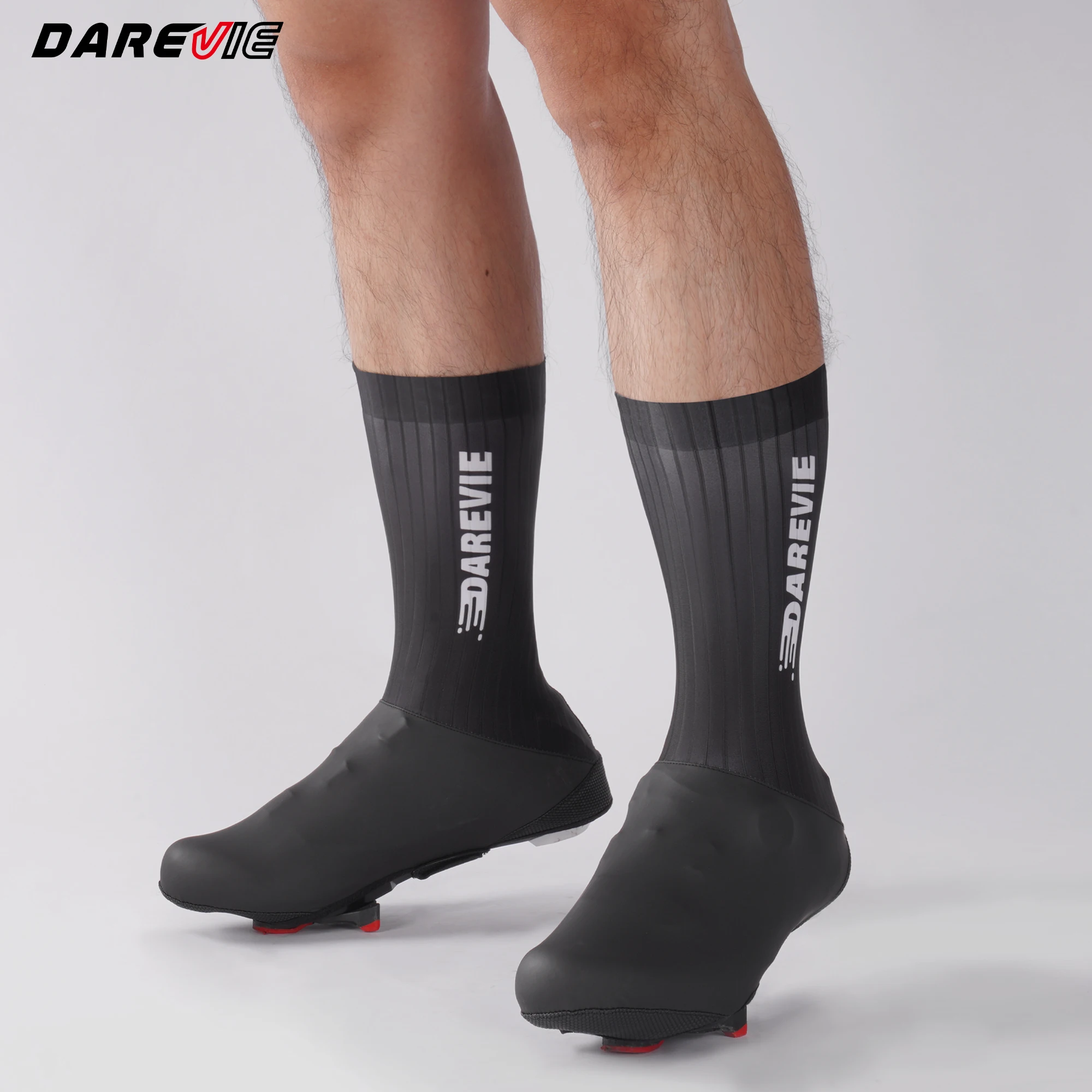 DAREVIE AERO Cycling Shoes Covers UCI Length Reduces Wind Resistance Waterproof Anti-Slip MTB Road Cycling Men Cycling Socks