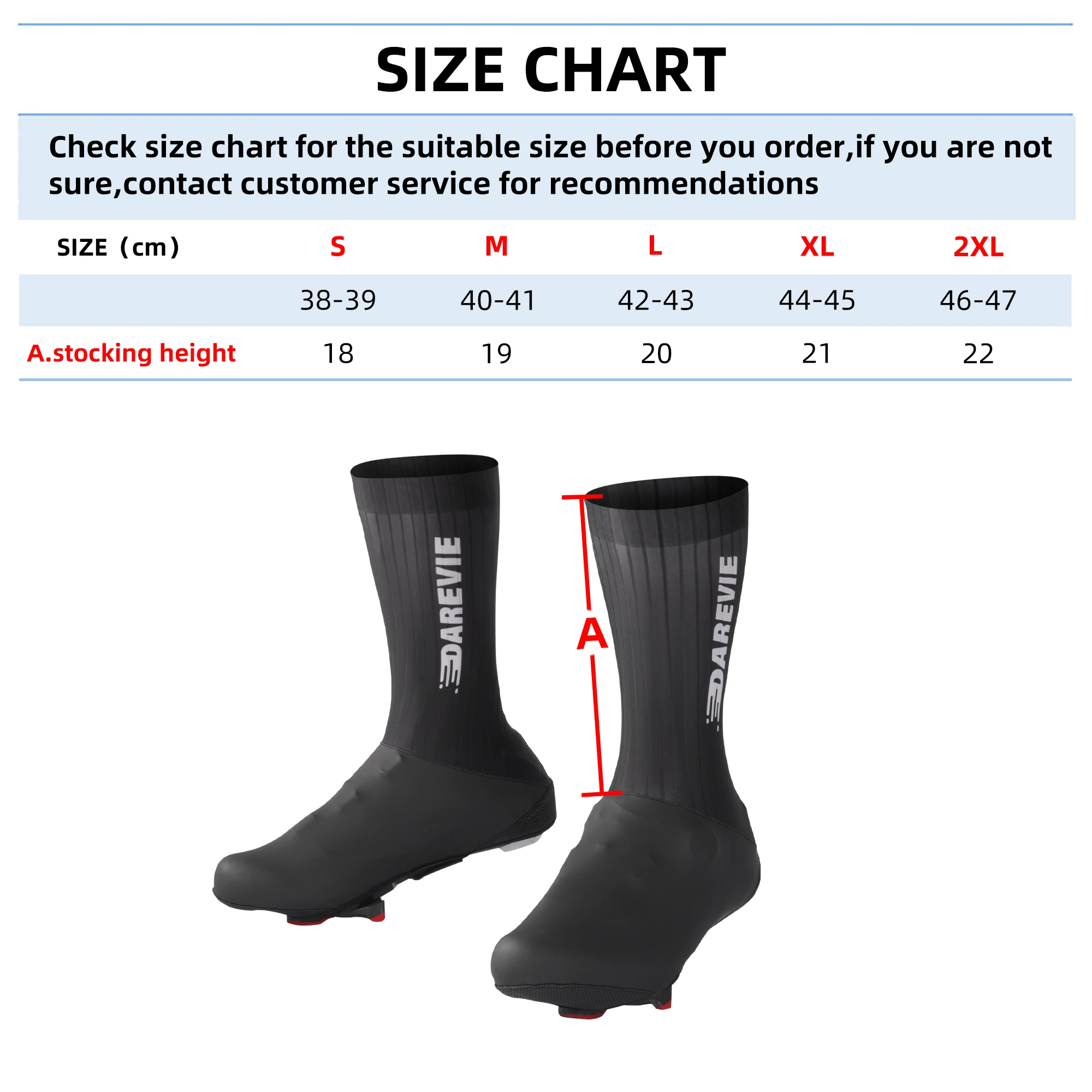 DAREVIE AERO Cycling Shoes Covers UCI Length Reduces Wind Resistance Waterproof Anti-Slip MTB Road Cycling Men Cycling Socks