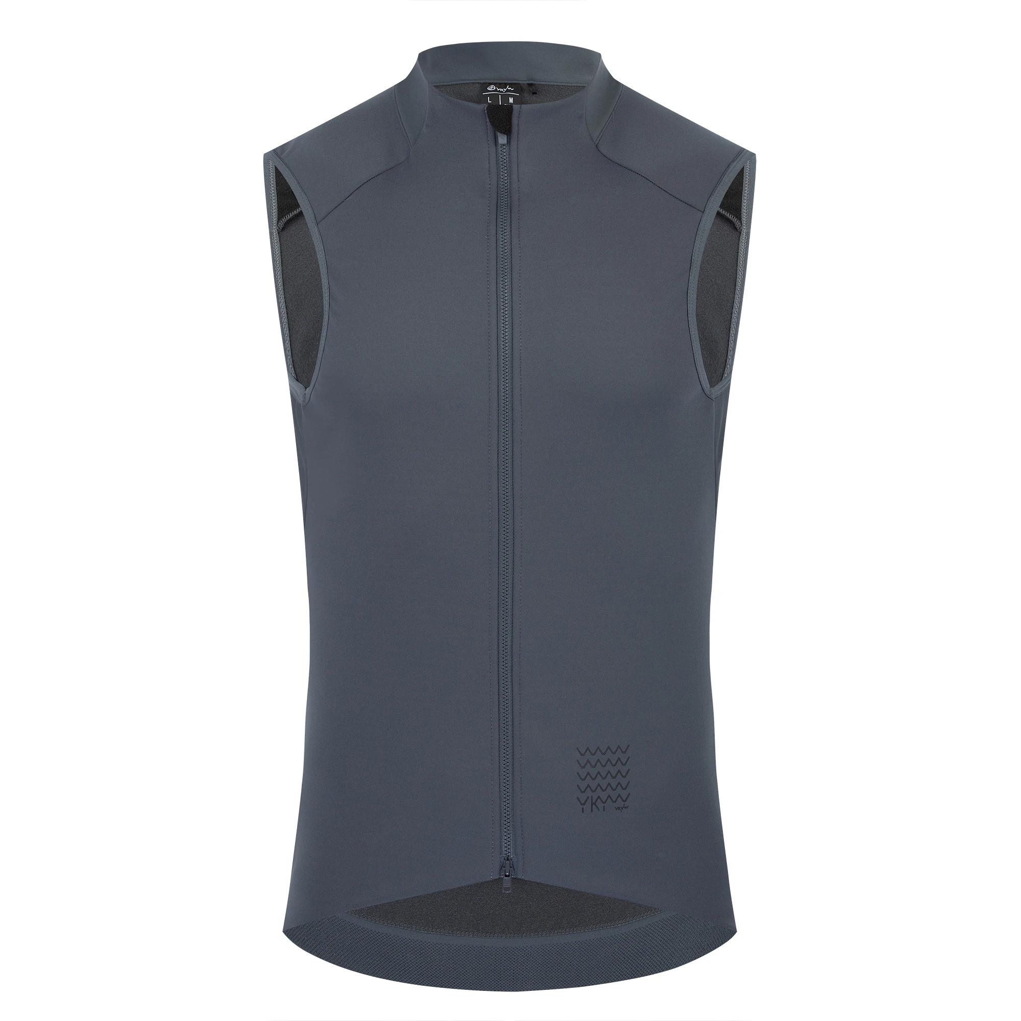 YKYWBIKE Cycling Gilet Bicycle Vest Thermal Winter Windproof 2 Way Zippers Road Bike Anti-Splash Cycling Windbreaker