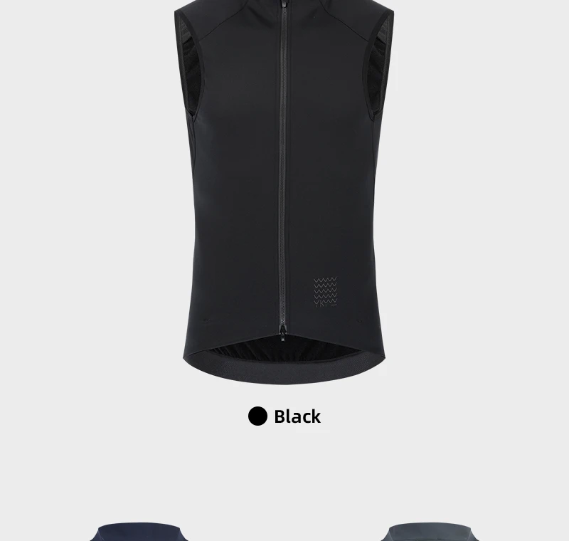 YKYWBIKE Cycling Gilet Bicycle Vest Thermal Winter Windproof 2 Way Zippers Road Bike Anti-Splash Cycling Windbreaker