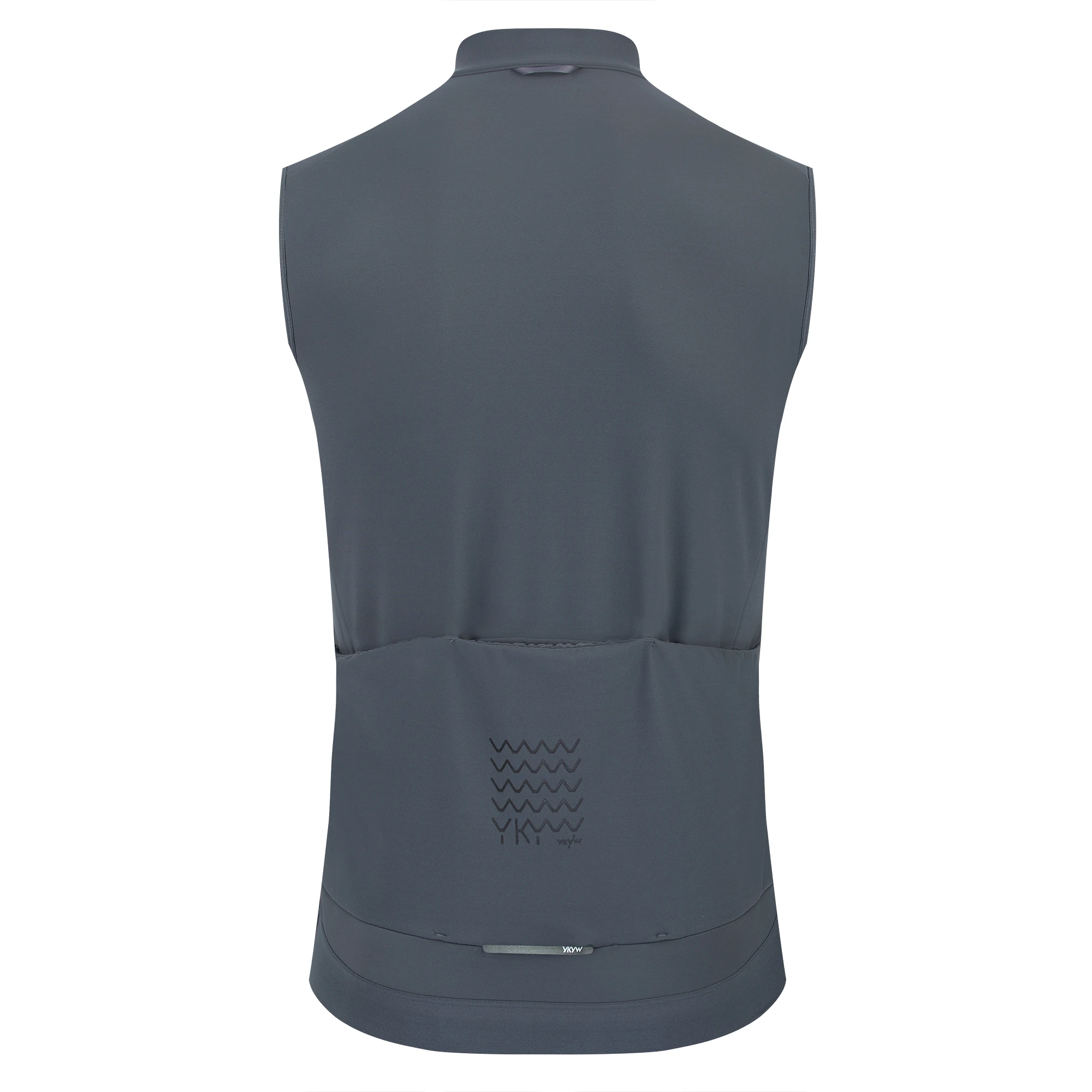 YKYWBIKE Cycling Gilet Bicycle Vest Thermal Winter Windproof 2 Way Zippers Road Bike Anti-Splash Cycling Windbreaker