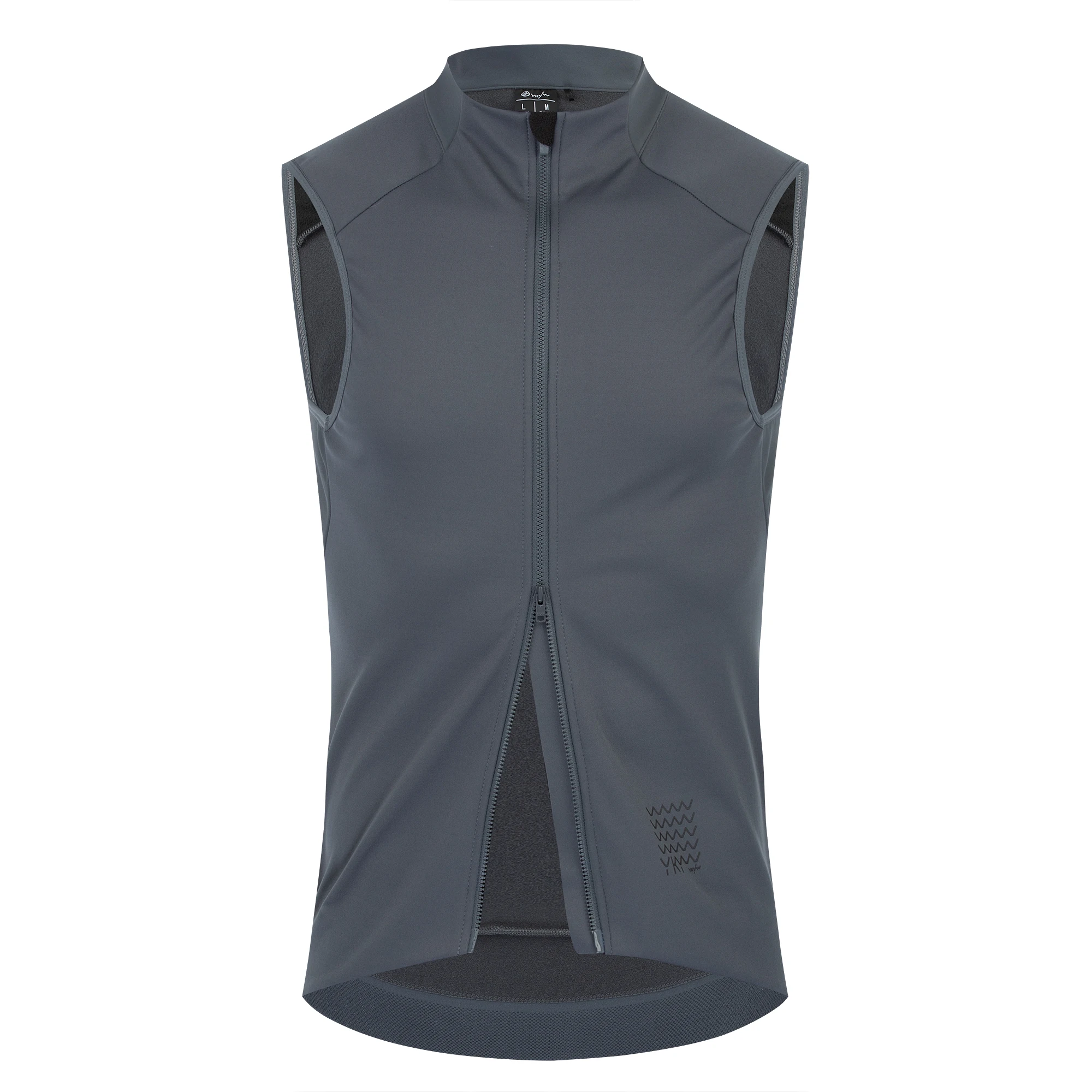 YKYWBIKE Cycling Gilet Bicycle Vest Thermal Winter Windproof 2 Way Zippers Road Bike Anti-Splash Cycling Windbreaker