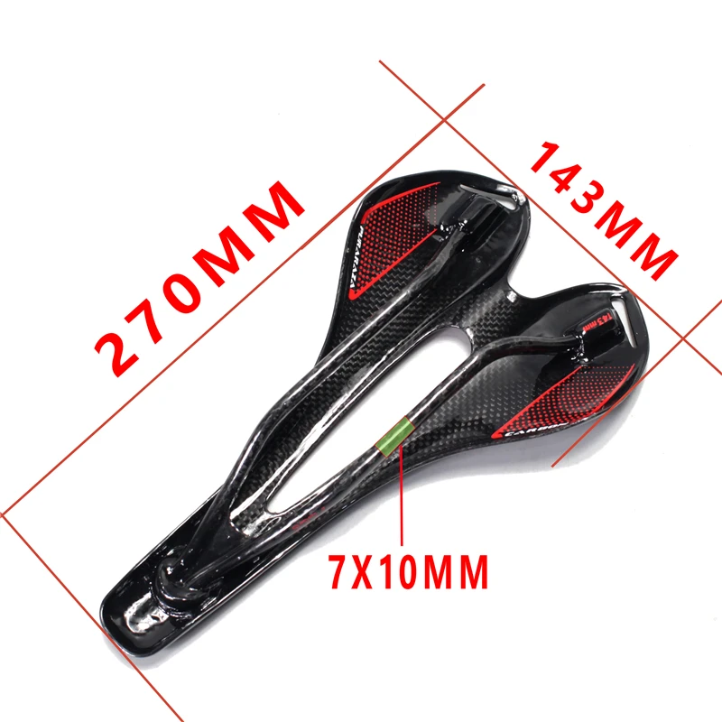 Famous Brand All-Carbon Fiber Mountain Bike Saddle Road Bike Seat 130g Lightweight Comfortable Cycling Saddle for Men Women