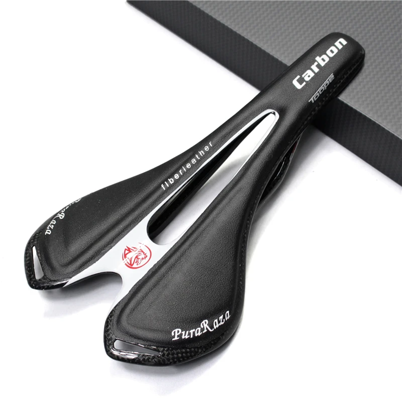 Famous Brand All-Carbon Fiber Mountain Bike Saddle Road Bike Seat 130g Lightweight Comfortable Cycling Saddle for Men Women