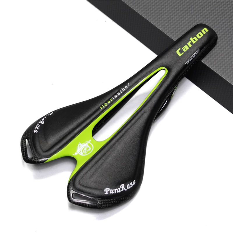 Famous Brand All-Carbon Fiber Mountain Bike Saddle Road Bike Seat 130g Lightweight Comfortable Cycling Saddle for Men Women