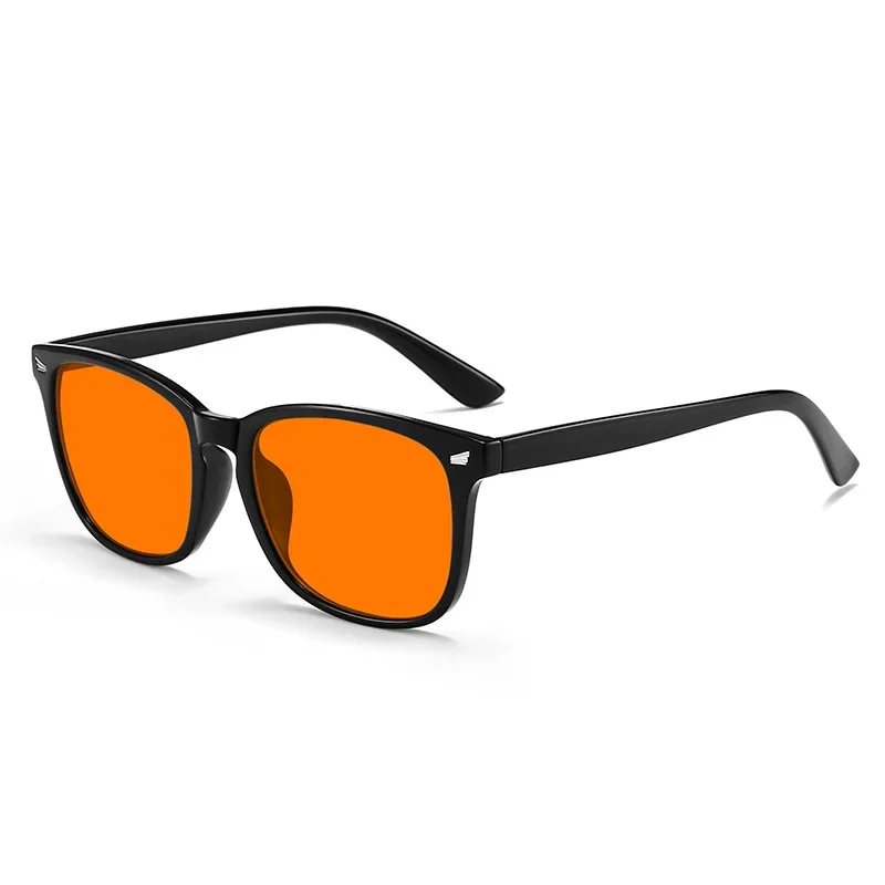 New Anti Blue Light Glasses Anti Radiation Tinted Lenses Better Sleep Filter Eyewear Men Women Orange Yellow Lenses Eyeglasses