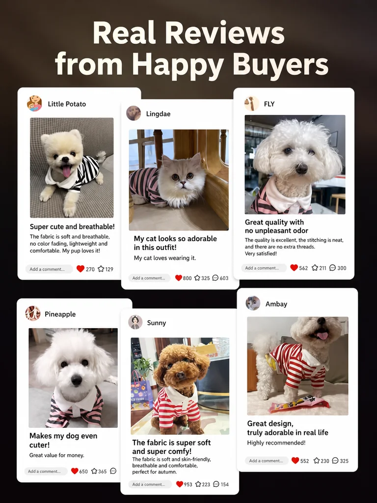 Striped Pet Dog Clothes POLO Shirt Preppy Lapel Puppy T-Shirt Soft Apparel for Small Dogs Yorkie Bichon Poodle Pomeranian Cat
