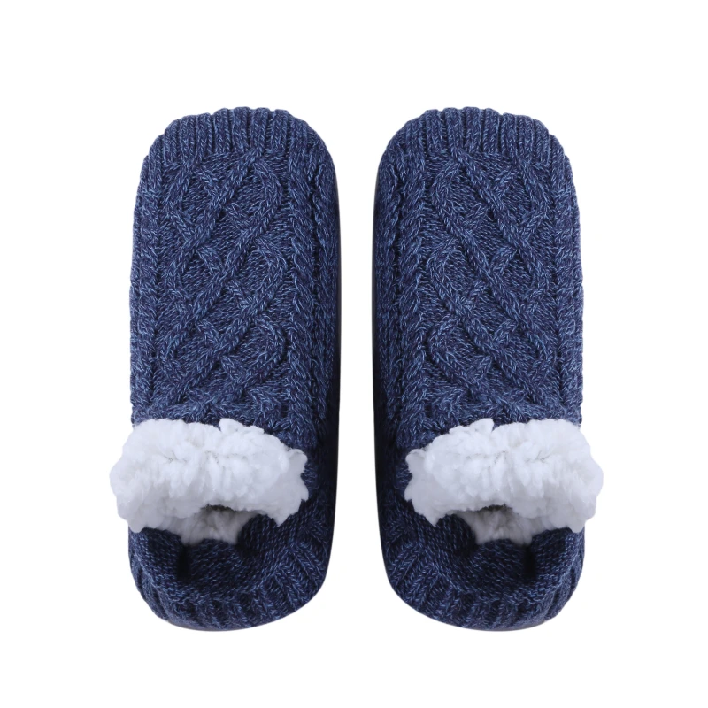 1Pair Thick Warm Sleep Socks Slippers Women Girls Autumn Winter Velvet Home Floor Socks Non Slip Mid Tube Kawaii Cute Socks New