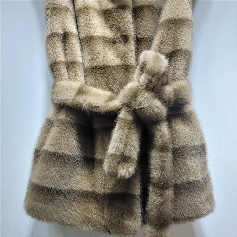 DEAT 2026 Autumn Winter New Warm Faux Mink Fashion Versatile Vest For Women Thickened Fur Sleeveless Coat Female 11A06784