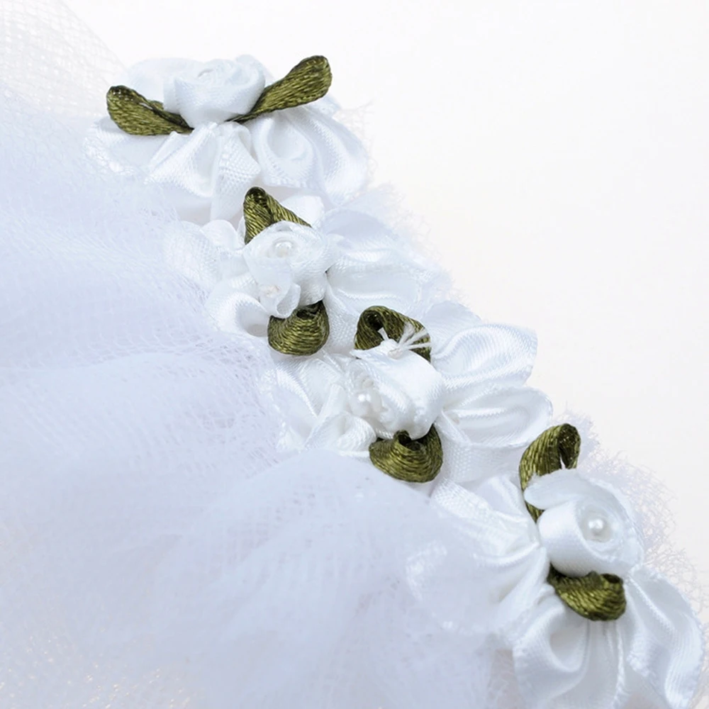 Flower Pet Veil Small Dog Wedding Decoration Bridal Hair Accessories Pets Yarn Cat Bride
