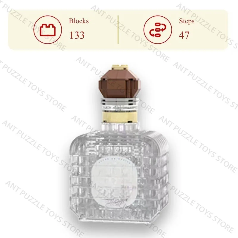 2026 Building Blocks Toys,Whiskey Bottle,Assemble Construction Toys,Puzzle Toys,Home Decor,Holiday Gifts 14+y,10 Styles in Stock