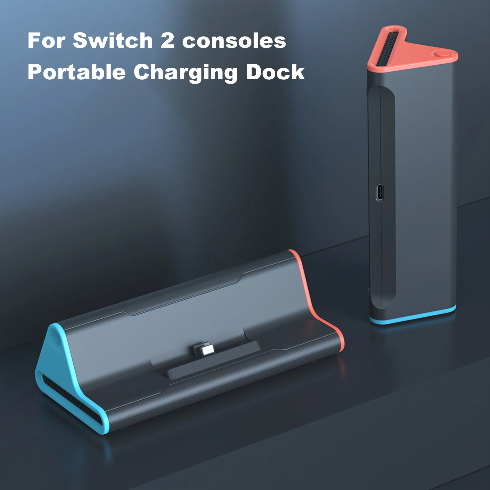 Gaming Console Charging Stand with Type C Port Console Fast Charging Dock for Nintendo for Switch 2 Game Accessories