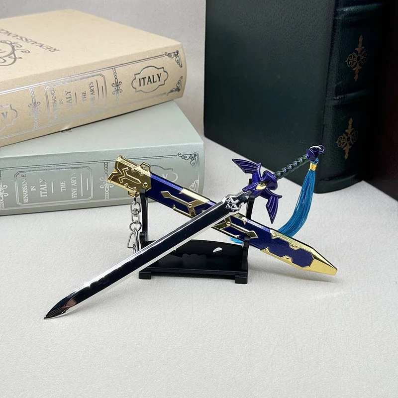21cm Master Sword LoZ Tears of the Kingdom Breath of the Wild Game Replica Metal Replicas Model Link 1:6 Action Figure Accessory